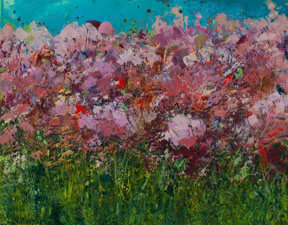 Painting Titled In the Summertime by Monique Jansen