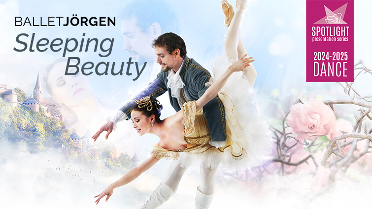 Poster of performance Sleeping Beauty by Ballet Jörgen at the Vernon Performing Arts Centre